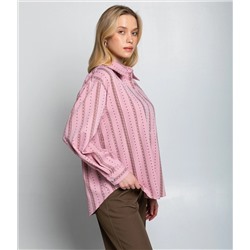 Рубашка #КТ129 (1), розовый