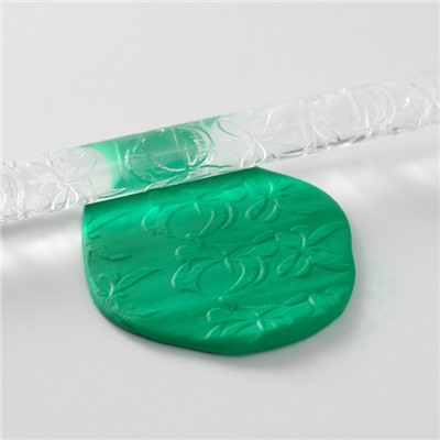 Скалка для творчества акрил «Бабочки», 16×1 см