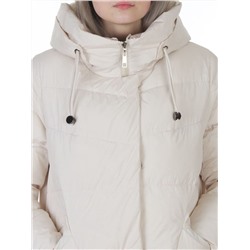 8806 MILK WHITE Пальто зимнее женское (150 гр. холлофайбер)