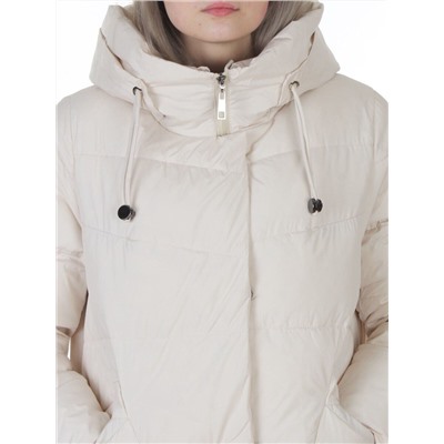 8806 MILK WHITE Пальто зимнее женское (150 гр. холлофайбер)