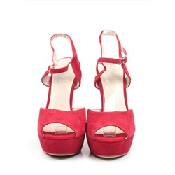 06-87VB RED Туфли женские (натуральная замша)