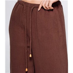 Брюки #ОКТ095004, шоколадный