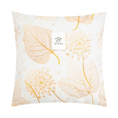 Наволочка декоративная «Этель. Листики», 40×40 см