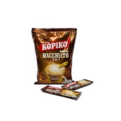 Растворимый кофе 3 в 1 от Kopiko Macchiato Instant Coffee Mix 24g x 20pcs