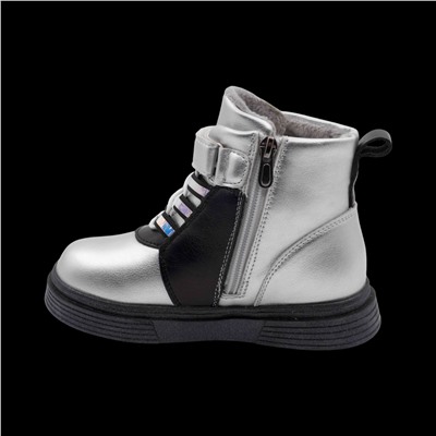 Ботинки PV235-2-4 серебро п/п