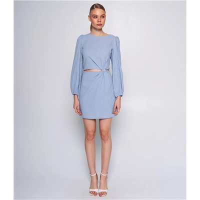 Платье #ОКТ025014, голубой