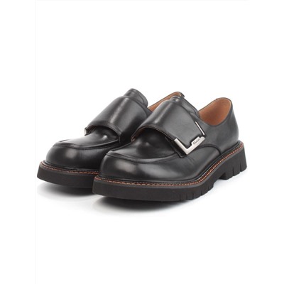 03-DYX02-2 BLACK Полуботинки женские (натуральная кожа)