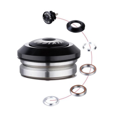 Рулевая колонка MIXIEER QLP-57 размер 1"х41,8х27 высота 10мм пром.подш. вес 119г /уп100
