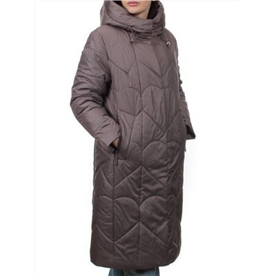 TR-2301 GRAY LILAC Пальто зимнее женское (верблюжья шерсть)