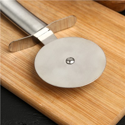 Нож для пиццы и теста Steel, 410 сталь, 22 см