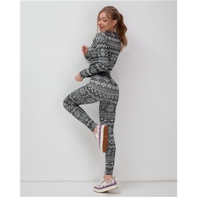 Комплект женского термобелья серого цвета 2520Sr