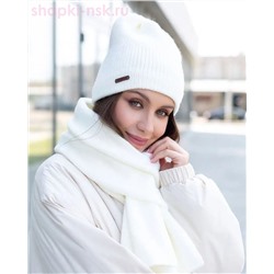 LS 52 PL 52 Комплект женский флис (колпак+шарф) (56-58)