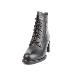 04-M3-2274 BLACK Ботинки зимние женские (натуральная кожа, натуральный мех)