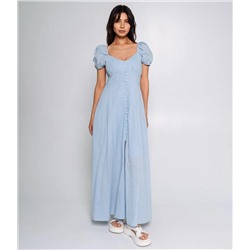 Платье #ОКТ025006, голубой
