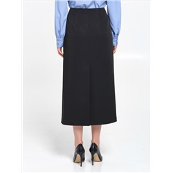 Юбка чёрная миди