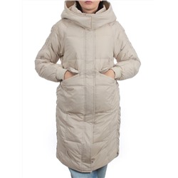 3064 LT. BEIGE Пуховик зимний женский (80% пух, 20% перо)