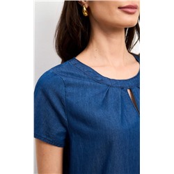 Платье джинс F412-0336 blue