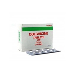 Таблетки для лечения подагры Колхицин Colchicine Medinova 100 таблеток
