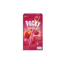 Печенье-палочки покки со вкусом Клубнично-Персиково Йогурта Pocky Glico 38гр