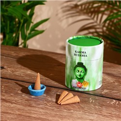 Благовония KARMA BUDDHA, аромаконусы, пачули, набор 30 шт.