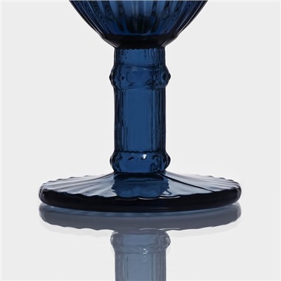 Бокал для вина Magistro «Босфор», 250 мл, 8.5×16.5, стекло, синий