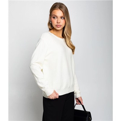 Джемпер #КТ20802, кремовый