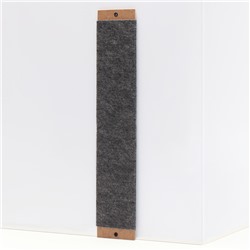 Когтеточка «Пижон», ДВП, ковролин, 50×10 см, серая