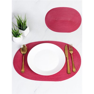 Салфетка для стола овальная / pink /уп 6/300/ 30х45 см Винная /АКЦИЯ