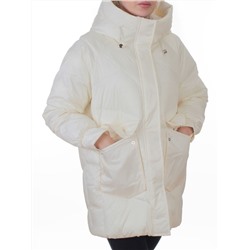 EB2819 MILK Куртка зимняя женская (200 гр. холлофайбер)