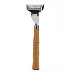 Бамбуковая бритва совместима с Gillette Mach=3