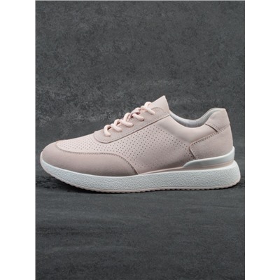 03-YH316-2 PINK Кроссовки женские (натуральная кожа)