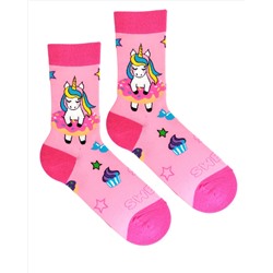 Носки р.35-40 "Cute Animals" Единорог
