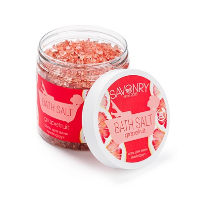 Соль для ванны  Grapefruit (грейпфрут), банка 600 гр