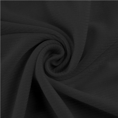 Лоскут кашкорсе с лайкрой, 50×50 см, чёрный