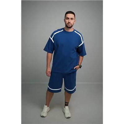 Мужской костюм оверсайз из футера двухнитки Happyfox