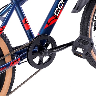 Велосипед 20" рама 12" 7sp COMIRON REBEL сине-красный