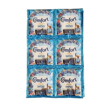 (Упаковка 24 шт) Кондиционер для стирки белья Comfort Softener Daily Fresh 17 мл x 24 шт, Comfort Softener Daily Fresh 17 мл × 24 шт — ощущение чистоты каждый день