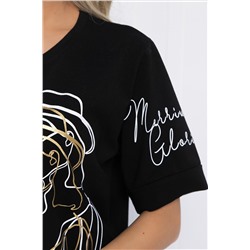 Блуза Деметра (черная) Б12718-20