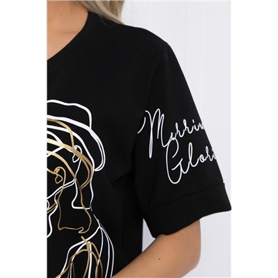 Блуза Деметра (черная) Б12718-20