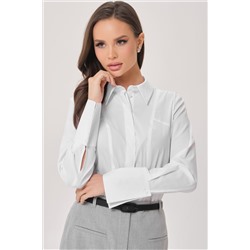 Блузка белая с длинными рукавами