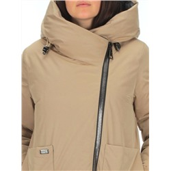 9082 BEIGE Куртка зимняя женская (200 гр. холлофайбера)