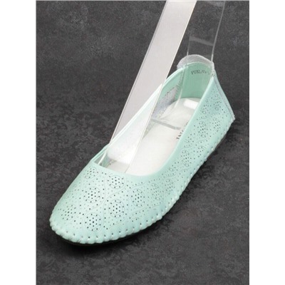 07-PDXL49-2 GREEN Балетки (натуральная кожа)