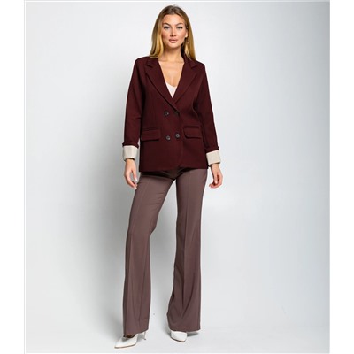 Пиджак #КТ8999, тёмно-бордовый