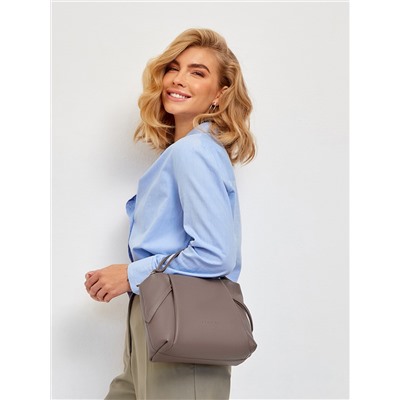 Женская кожаная сумка Richet 2645LN 612 Тауп