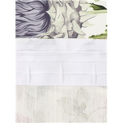 Комплект штор для кухни с подхватами Organic home, 150×180 см-2 шт., репс 210 г/м².100%хл