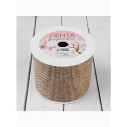 Лента текстильная «Классика», 60 мм, 4.5 ± 0.5 м, цвет бежевый