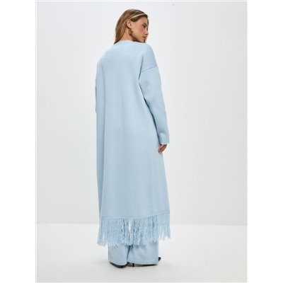 Кардиган с бахромой BEVERLY, Голубой