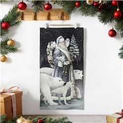 Полотенце кухонное новогоднее «Этель. Мгновения зимы», 40×73 см, 100% хлопок, саржа 190 г/м²