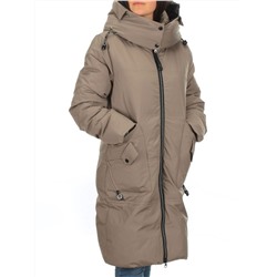 9716 DK. BEIGE Куртка зимняя женская (200 гр. холлофайбера)