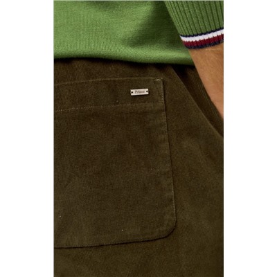 Брюки вельвет P421-0865 khaki